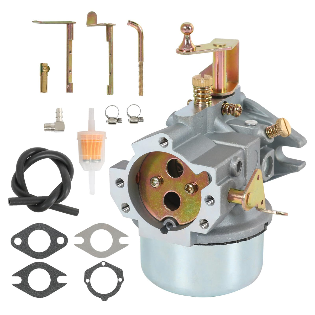RADHLBNIU carburetor front view showing intake ports and mounting flanges for reliable fit