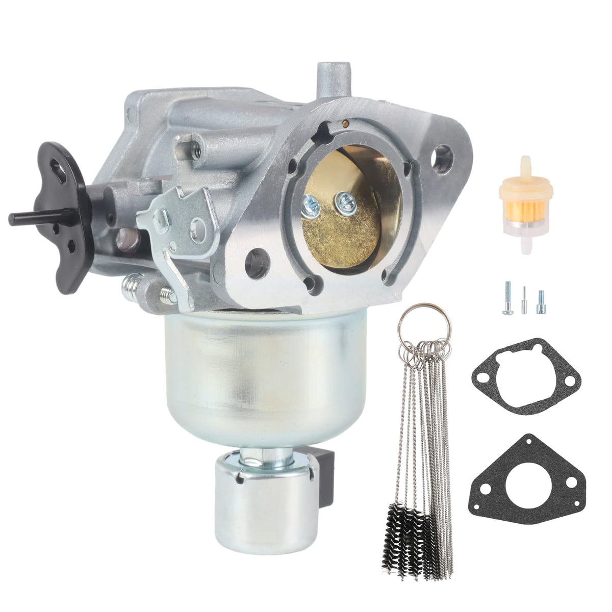 RADHLBNIU carburetor front view showing mounting points and fit benefits