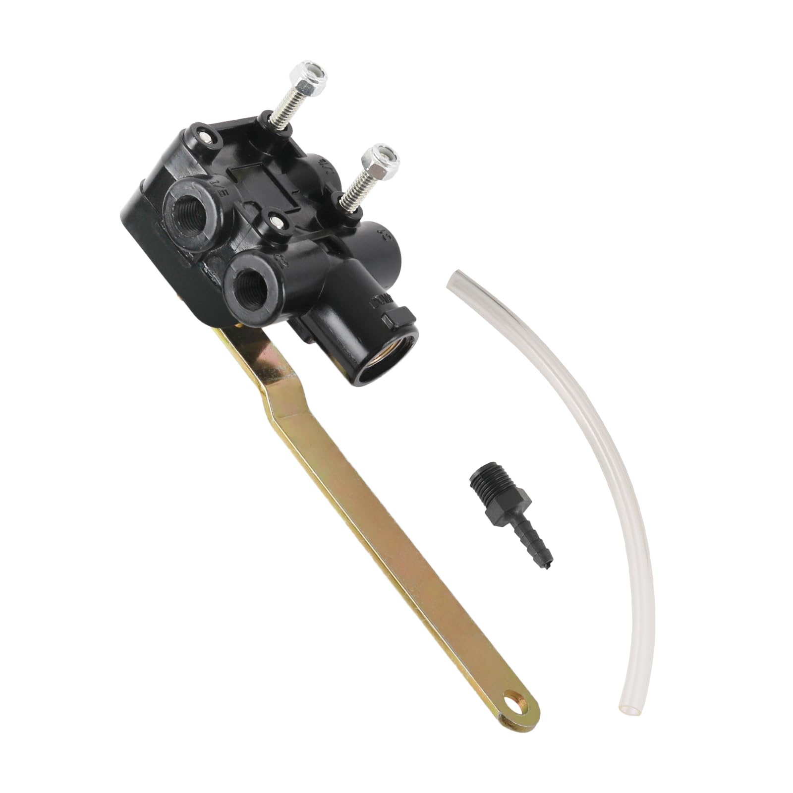 RADHLBNIU front view air height control valve showing mounting points and solid construction benefit