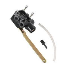 RADHLBNIU front view air height control valve showing mounting points and solid construction benefit