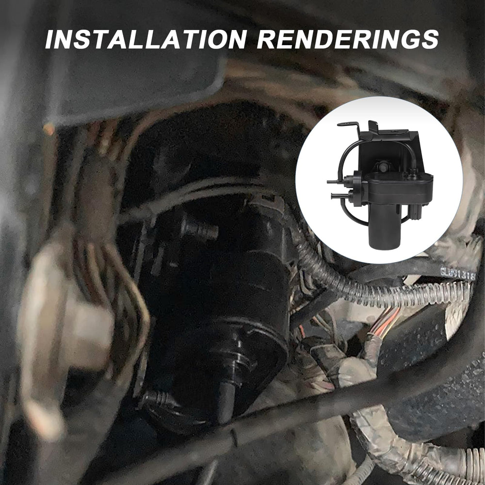 RADHLBNIU pump installed in engine bay demonstrating real-world compatibility