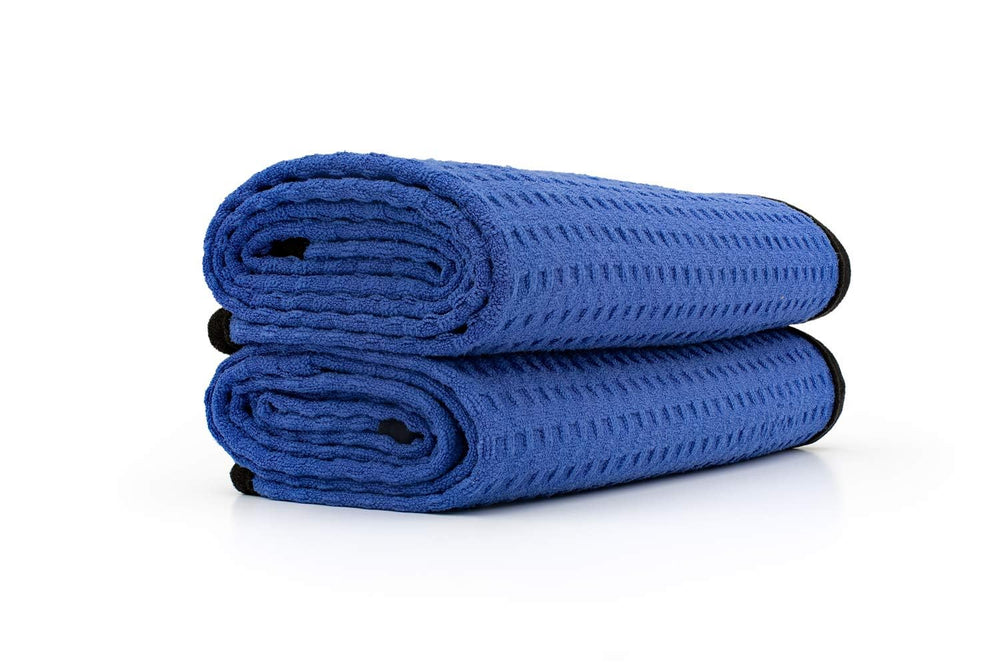 The Rag Company front packing showing two 20x40 towels and brand benefits