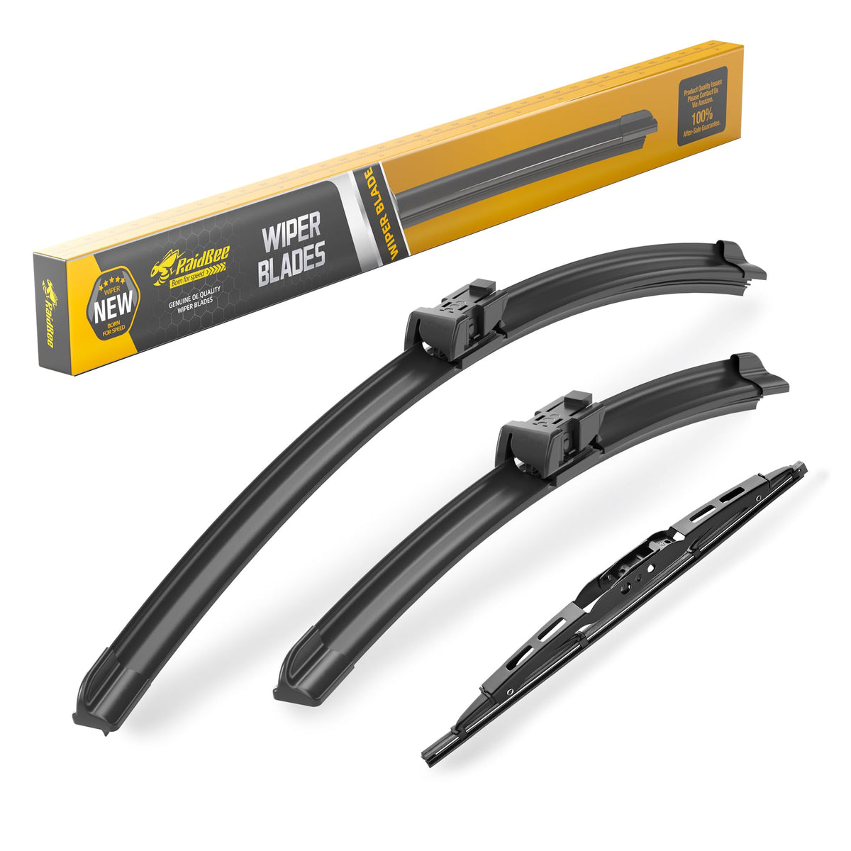 RaidBee front packaging showing fit for Chevy Trax and quick identification benefit