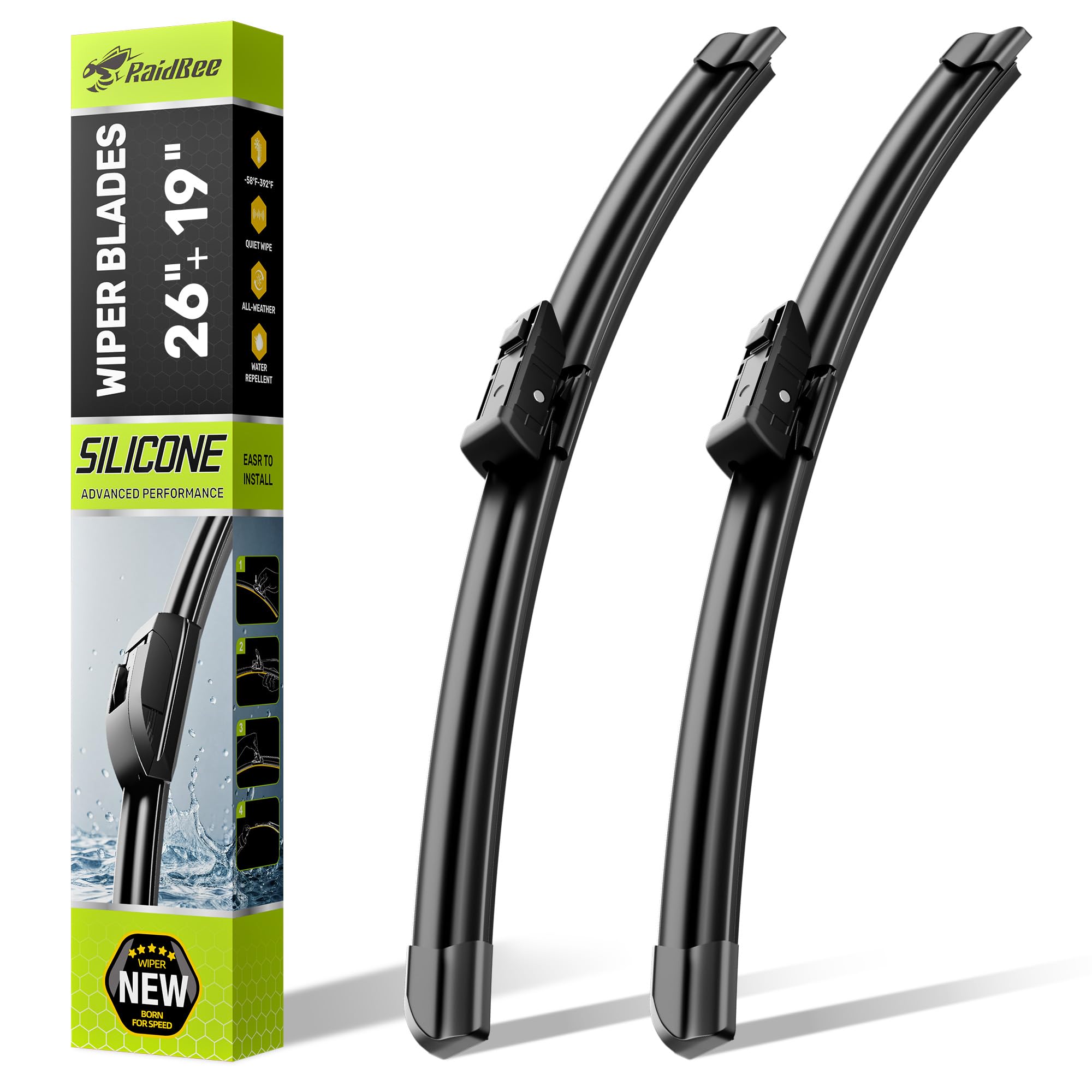 RaidBee front packaging showing Tesla fitment and benefits