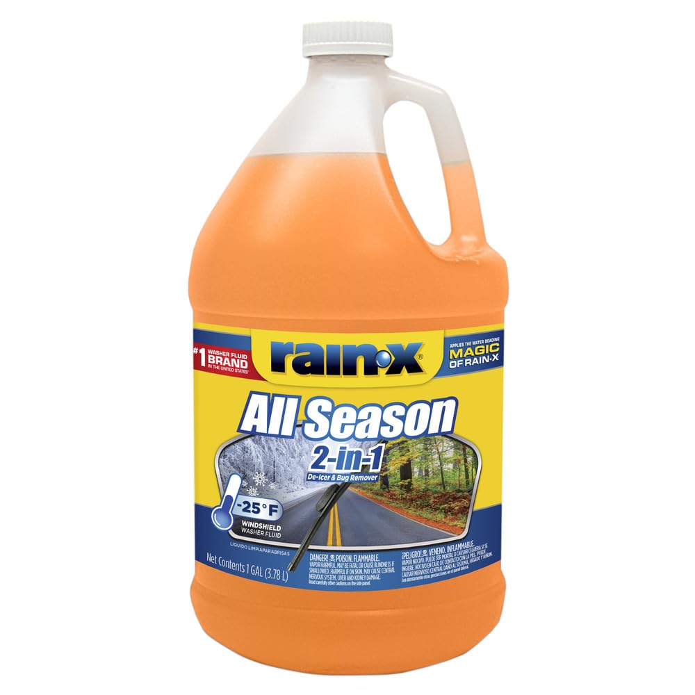 Rain‑X back label with instructions and safety info visible for users