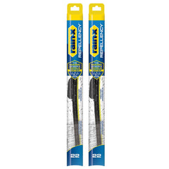 Rain-X front packaging showing 22-inch blades and benefits