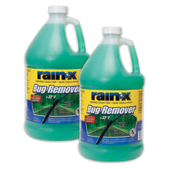 RainX bottle front label showing product and quick cleanup benefit