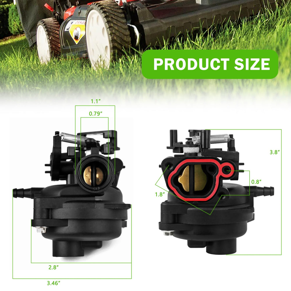 Rakiyada carburetor gasket and mounting holes displayed for proper alignment benefit