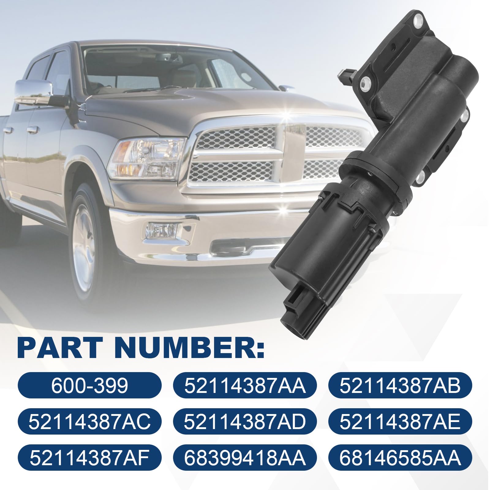 RALBDX actuator side profile highlighting mounting points for accurate fitment