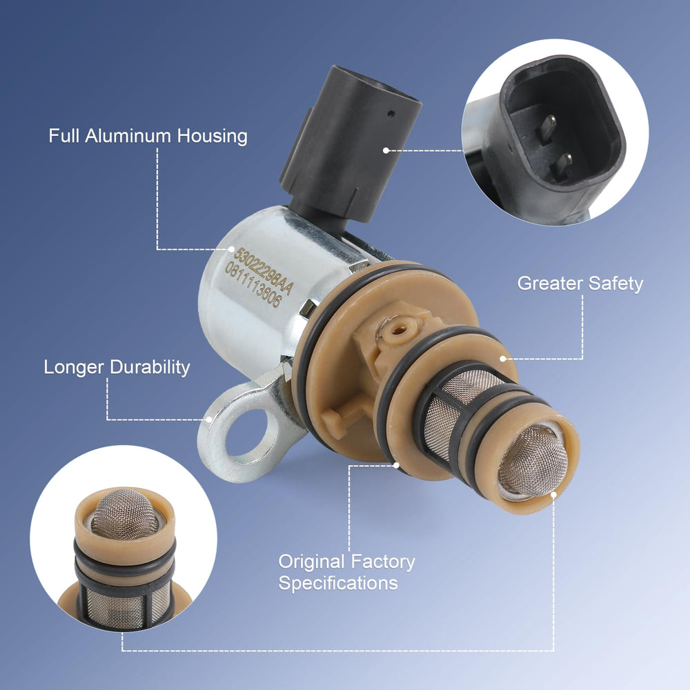 RALBDX solenoid being installed on an engine demonstrating plug-and-play replacement benefit
