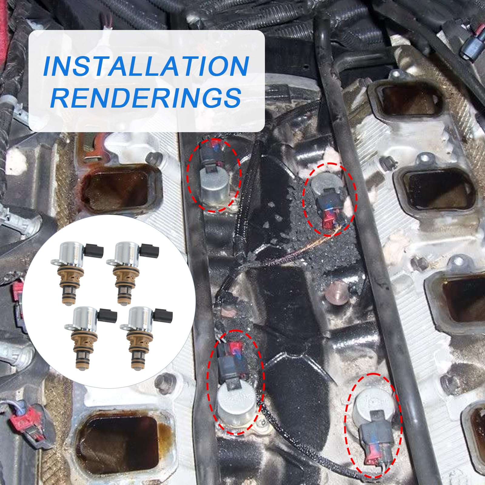 RALBDX solenoid next to a coin for scale to show compact size for tight engine bays