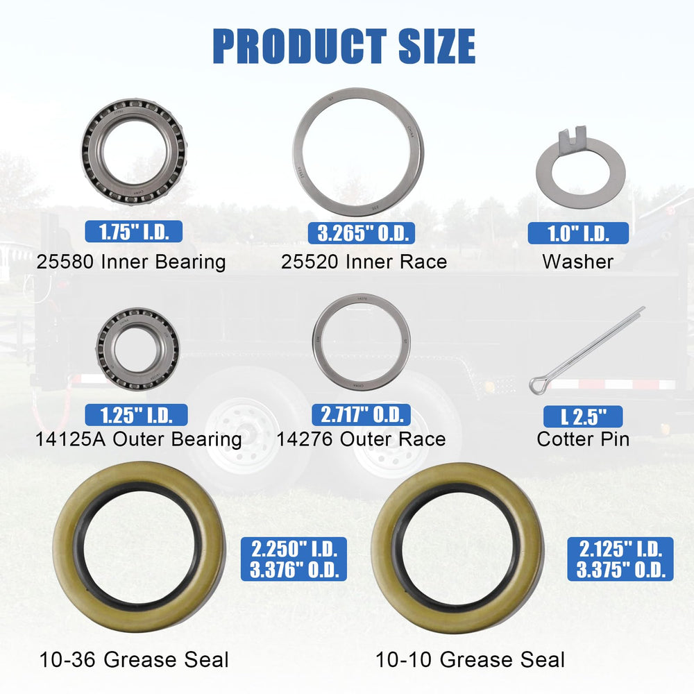 RALZAOTO close-up of bearing cones and races highlighting precision fit and durability