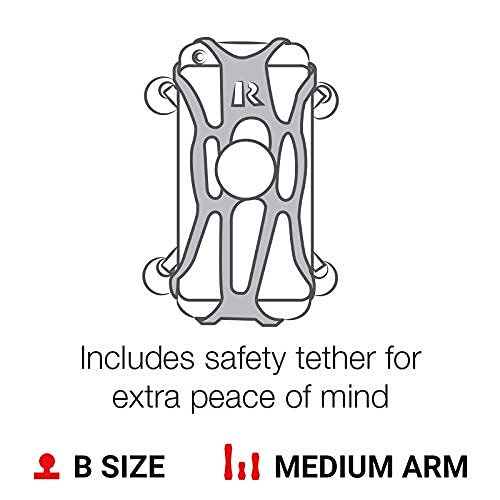 RAM MOUNTS mounted on boat rail in lifestyle setting resisting spray