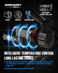 RAMHORN side profile of 6063 aluminum body for quiet heat dissipation