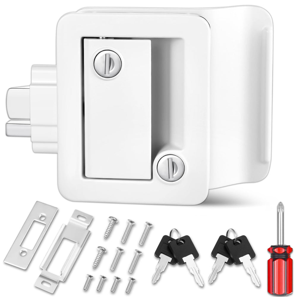 Ramkle front face and paddle showing secure entry and durable metal finish