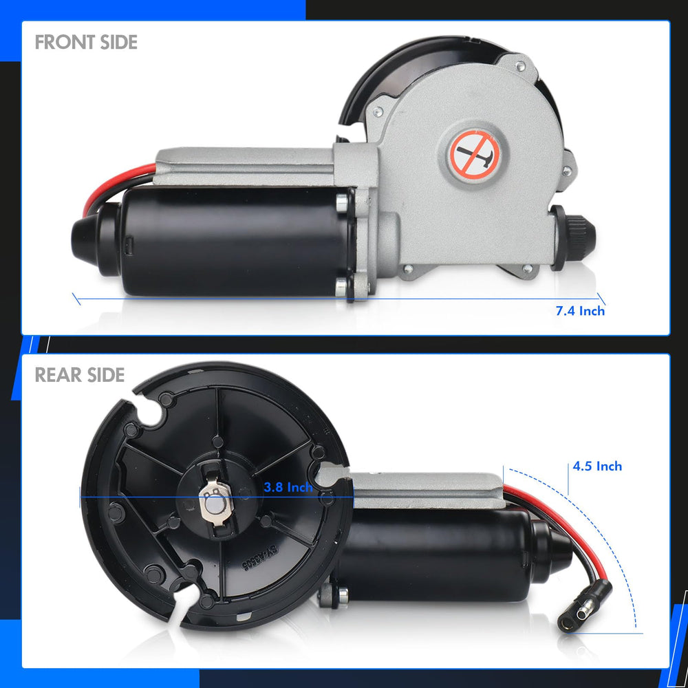 RANHAOYUYUL motor beside a ruler for scale and quick sizing verification