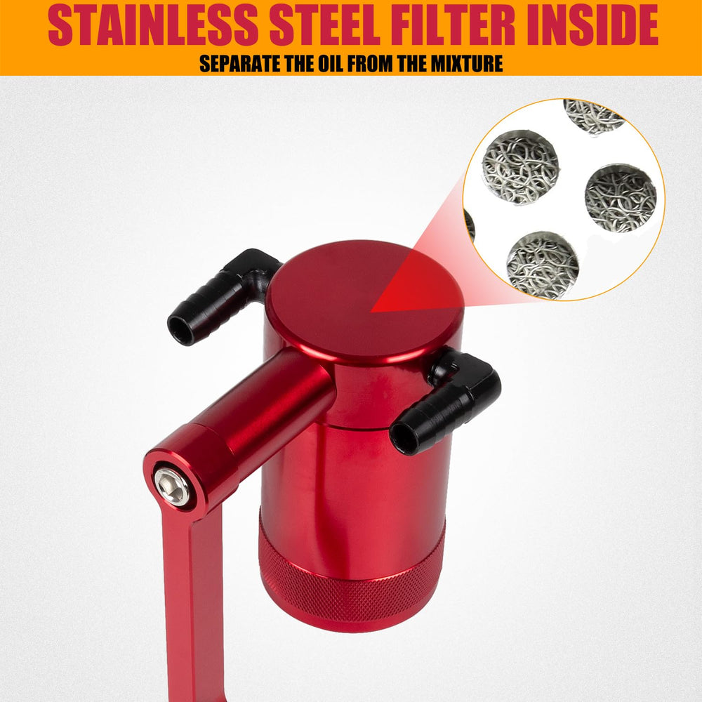 RANSOTO braided hoses and adapters layout showing included hardware and easy hookup benefit