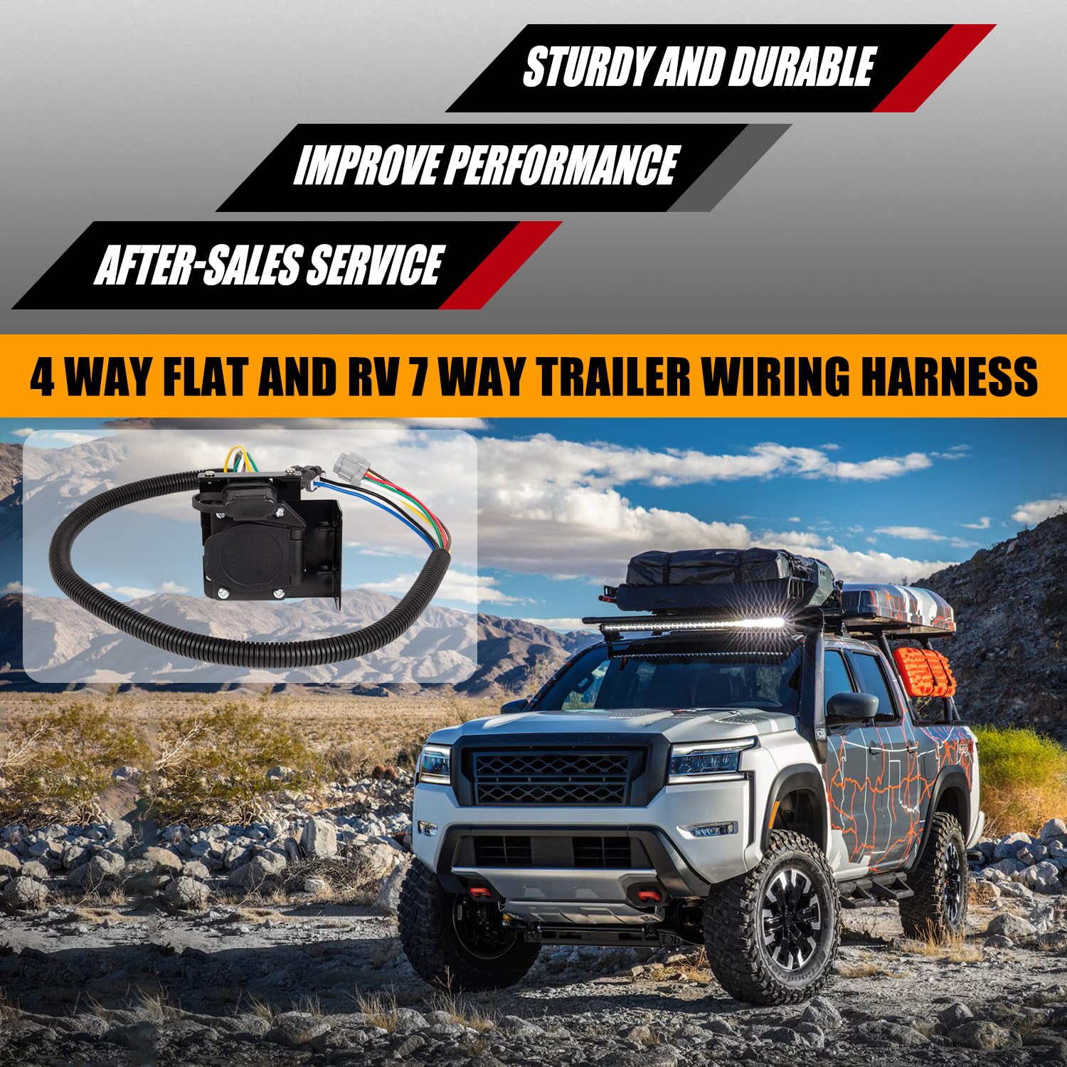 RANSOTO installed on Nissan Frontier demonstrating clean plug-and-play fit and secure mount