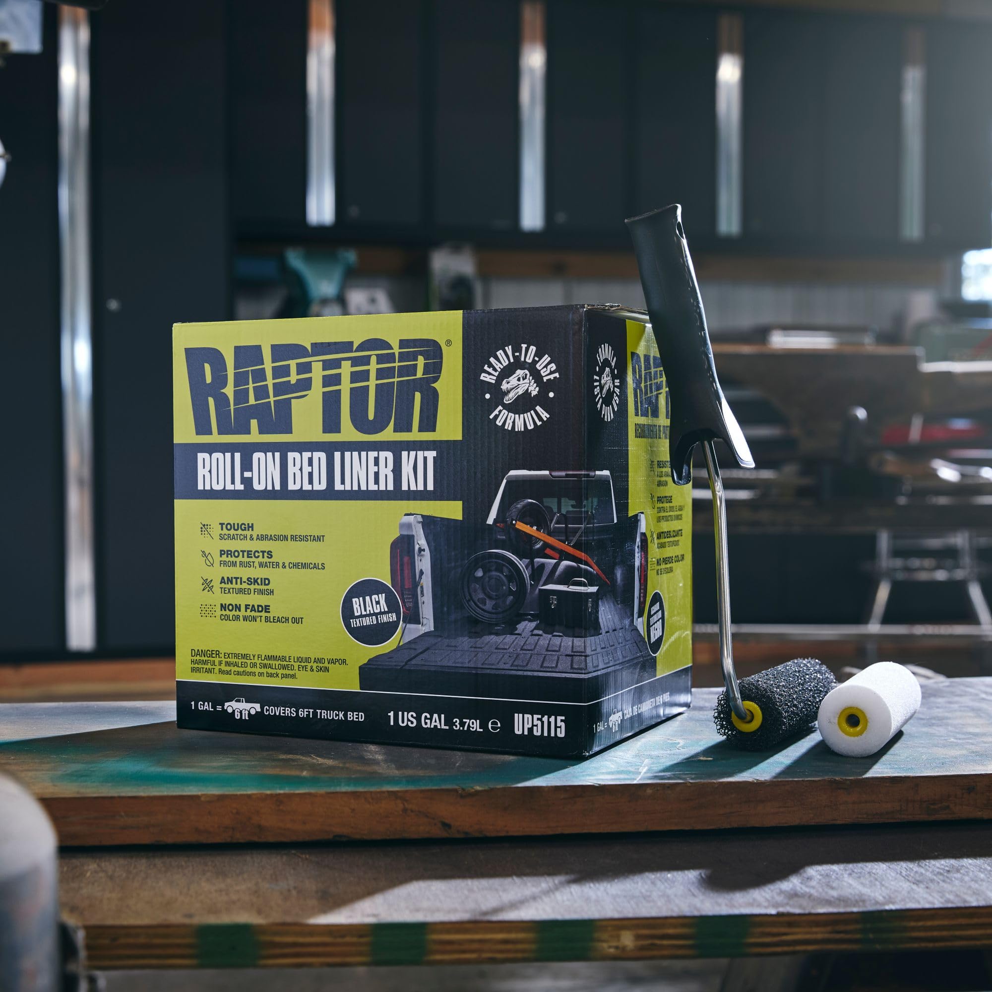 RAPTOR textured closeup highlighting durable grip and abrasion resistance