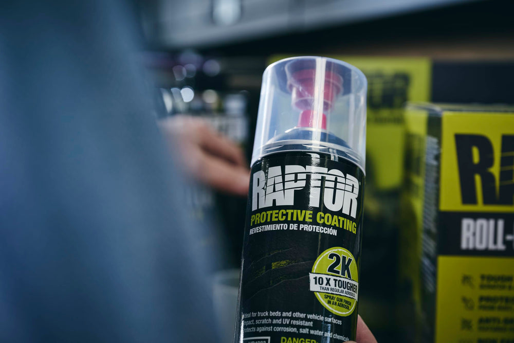 RAPTOR U-POL close-up of textured finish demonstrating abrasion resistance