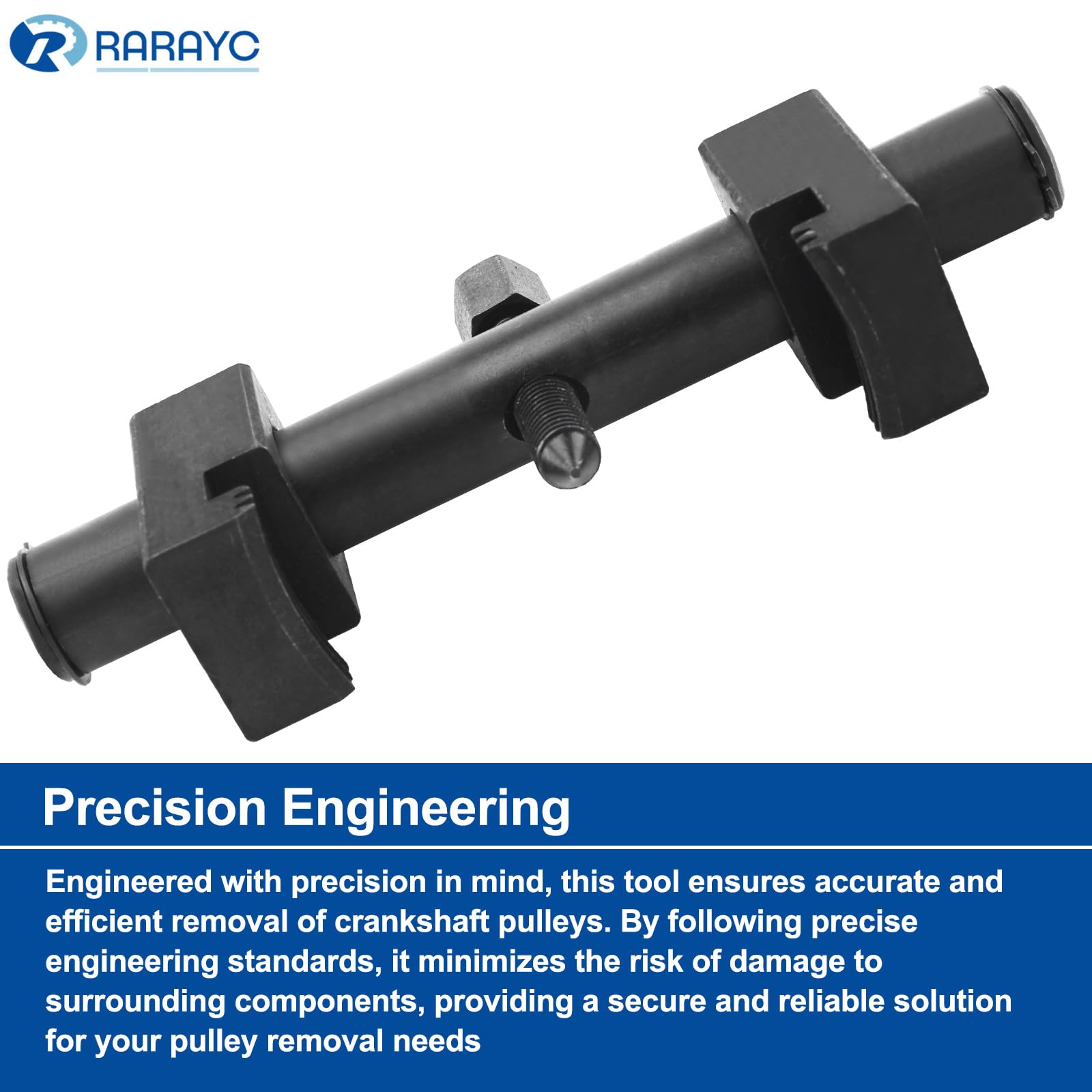 RARAYC adjustable arms displayed with scale for size versatility