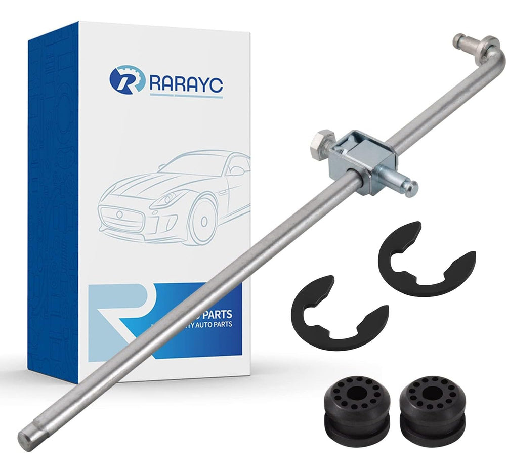RARAYC front view of transfer-case linkage kit showing components and benefit of correct fit