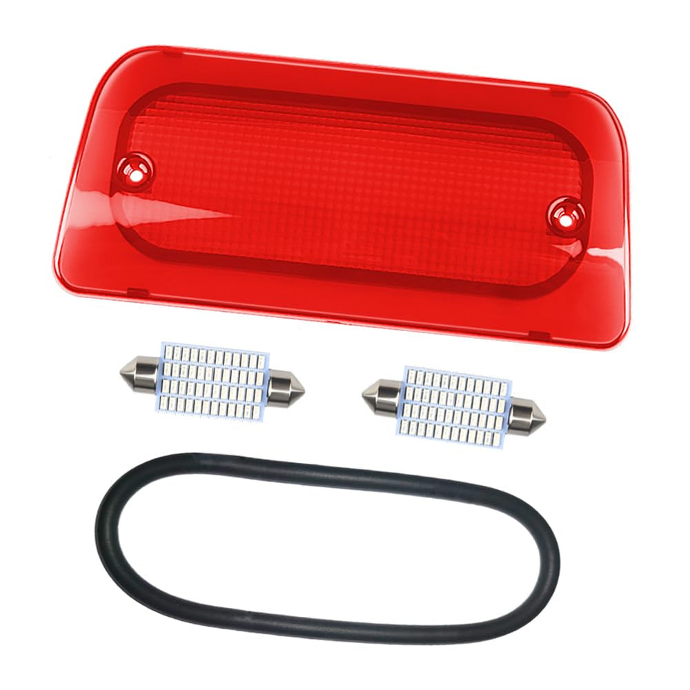 RAVSOFT front third brake light lens showing clean red finish and improved visibility