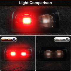 RAVSOFT high mount stop lamp installed on truck rear enhancing brake light recognition