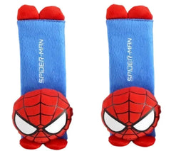 Rawan Fresh front view of superhero seat belt covers showing cute design and comfort