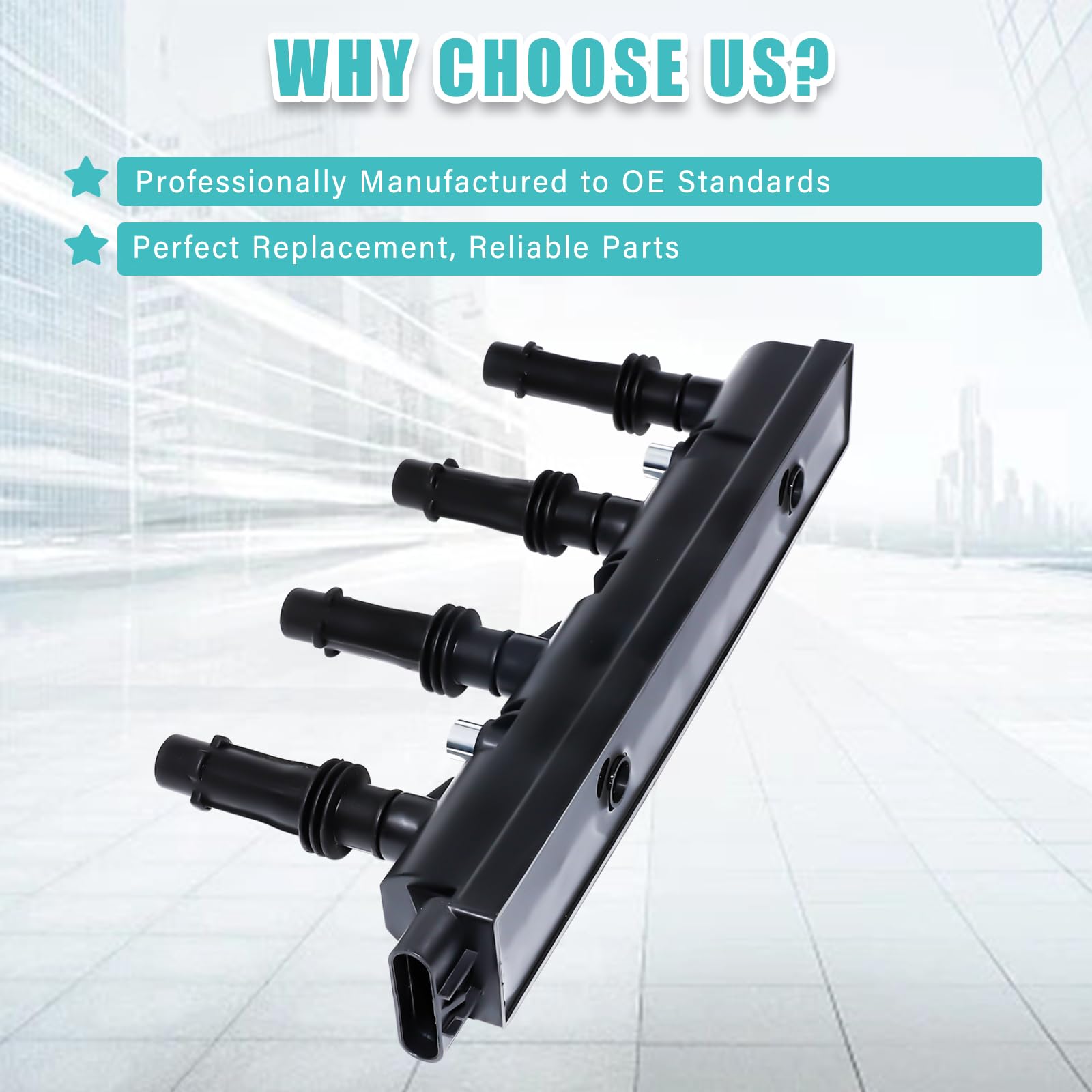 RAWOK label and part numbers clear view for correct OEM-style replacement benefit