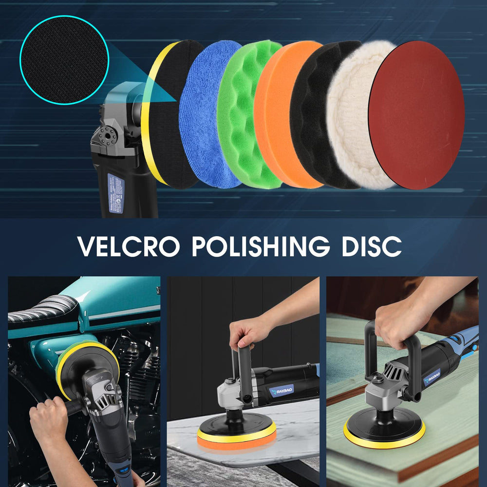 RAYBAO full accessories layout with hex wrench and spare brushes for ready repairs