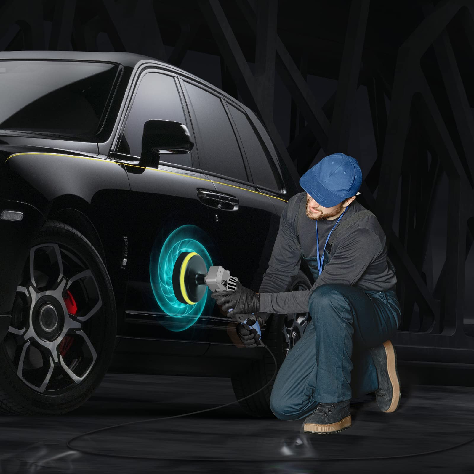 RAYBAO detachable side and D-handle mounted for reduced fatigue and improved leverage
