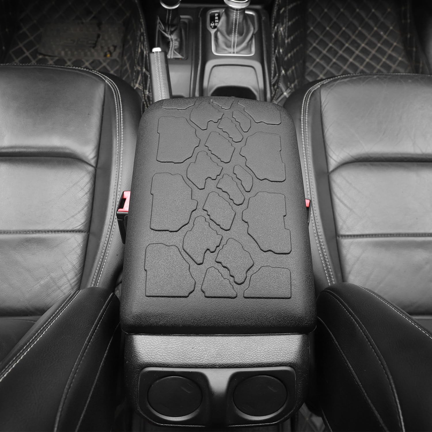 RAZPOY lifestyle interior view in Jeep demonstrating rugged style and function