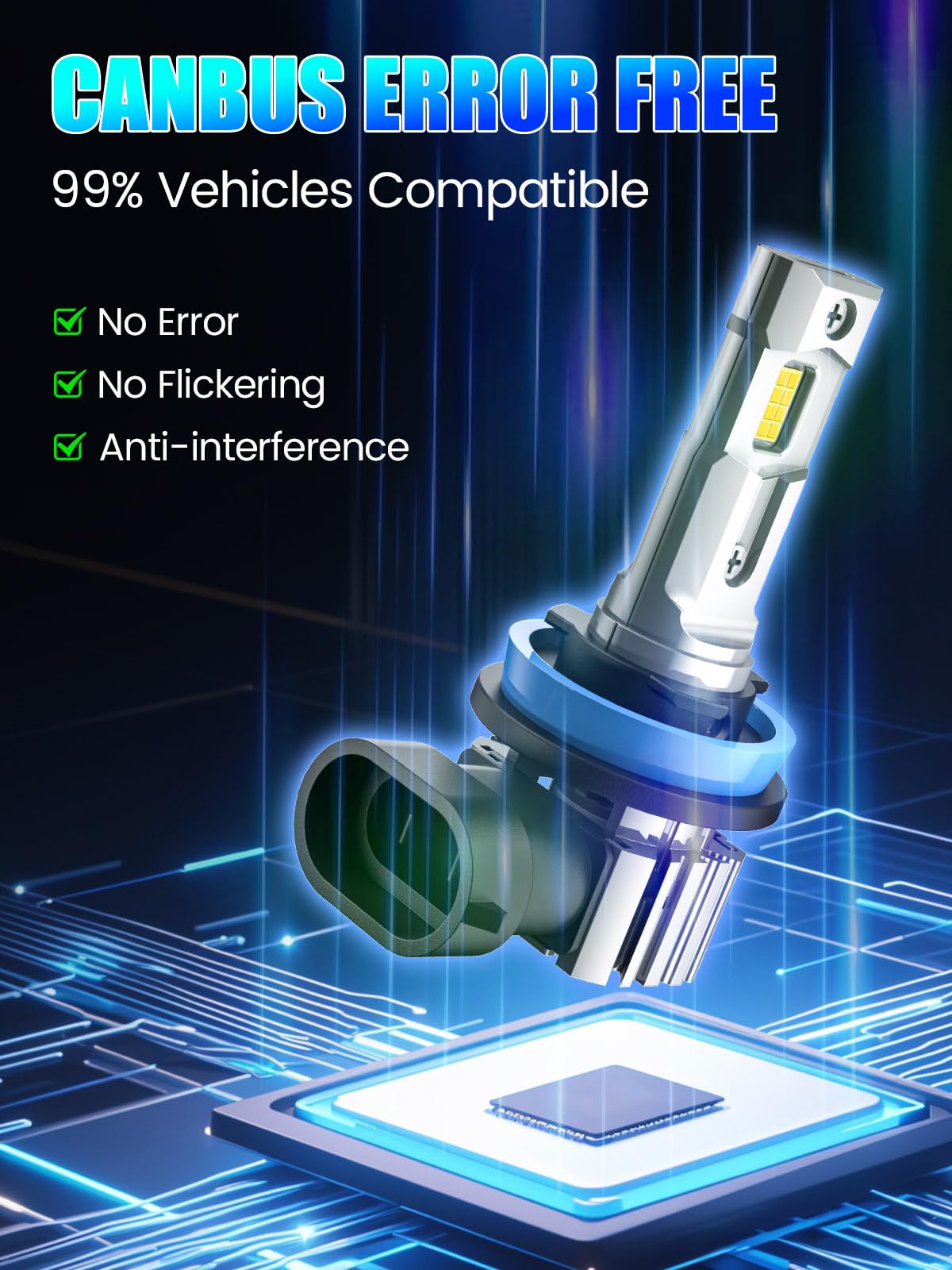RCJ H11 IP67 label close-up proving waterproof durability