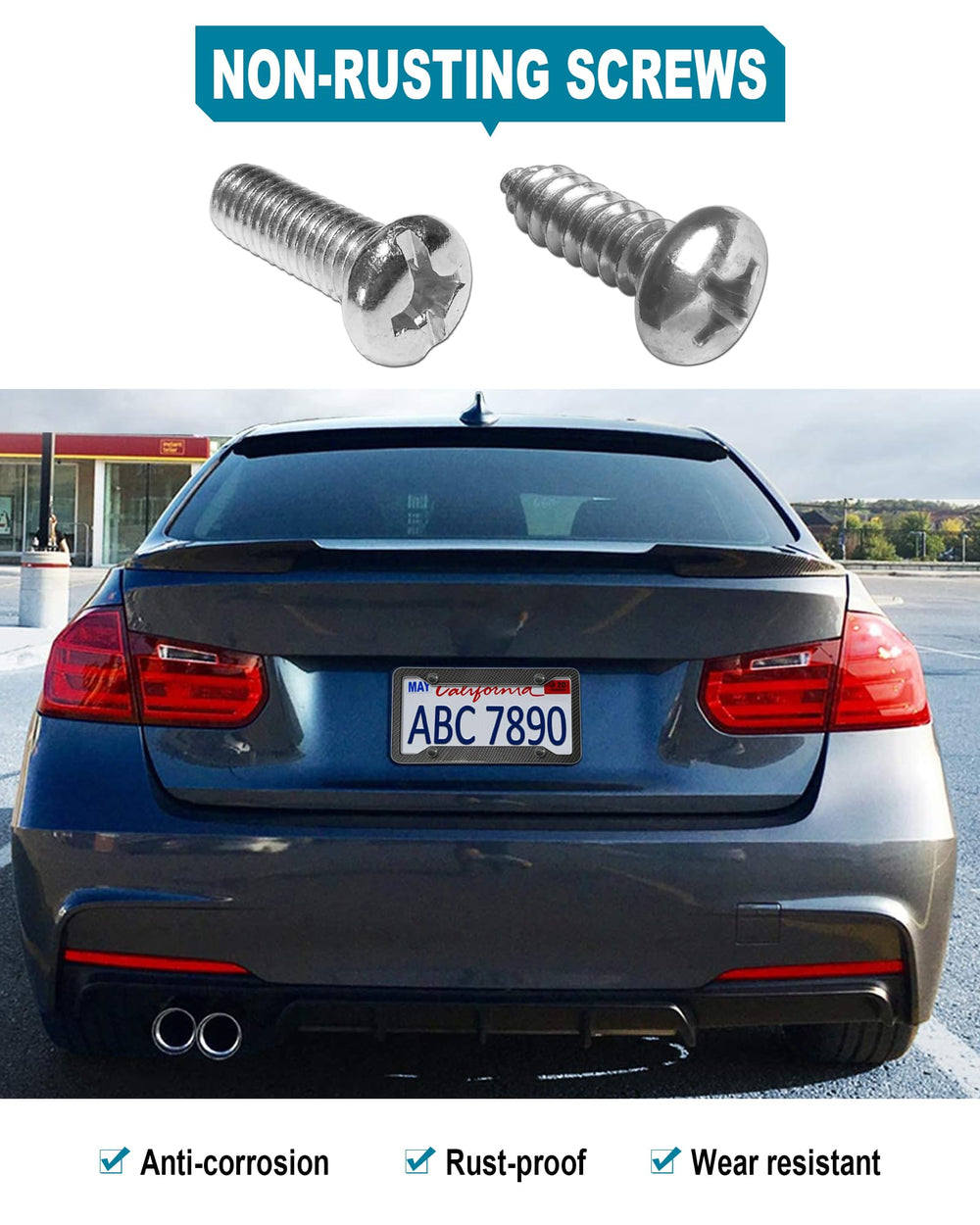 RCKJNJ scale comparison with license plate showing perfect 12x6 fit benefit