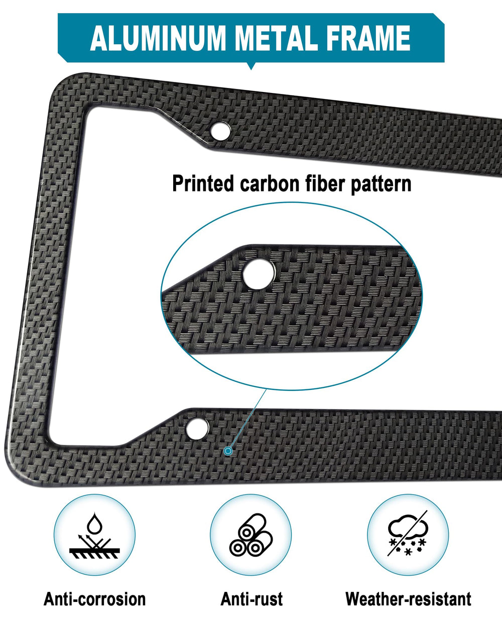 RCKJNJ side profile thickness highlighting sturdy aluminum strength benefit