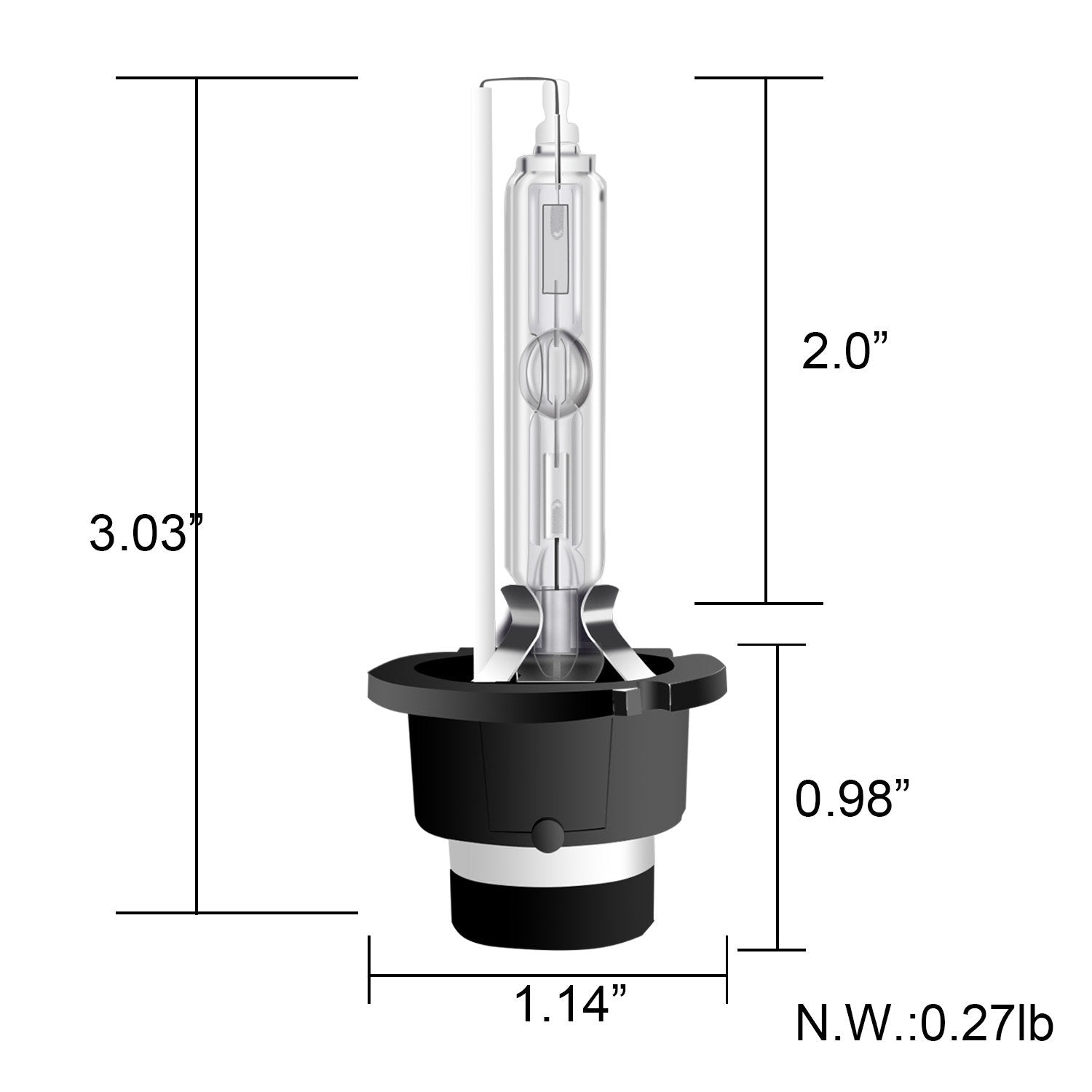 RCP D4S6 packaging and spec label showing wattage and 6000K color benefit