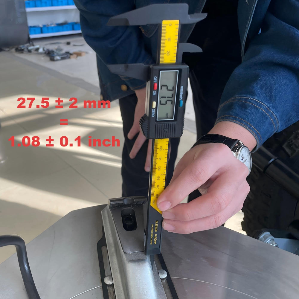 RebarTech mounted on tire changer in use demonstrating faster inspection workflow