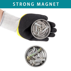 Rechabite held in hand showing 3-inch scale for easy parts handling