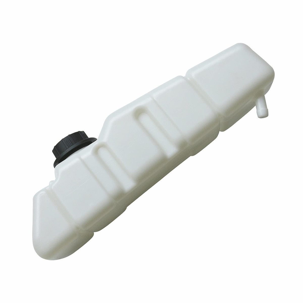 Recmod coolant tank front view showing mounting points and easy fit benefits