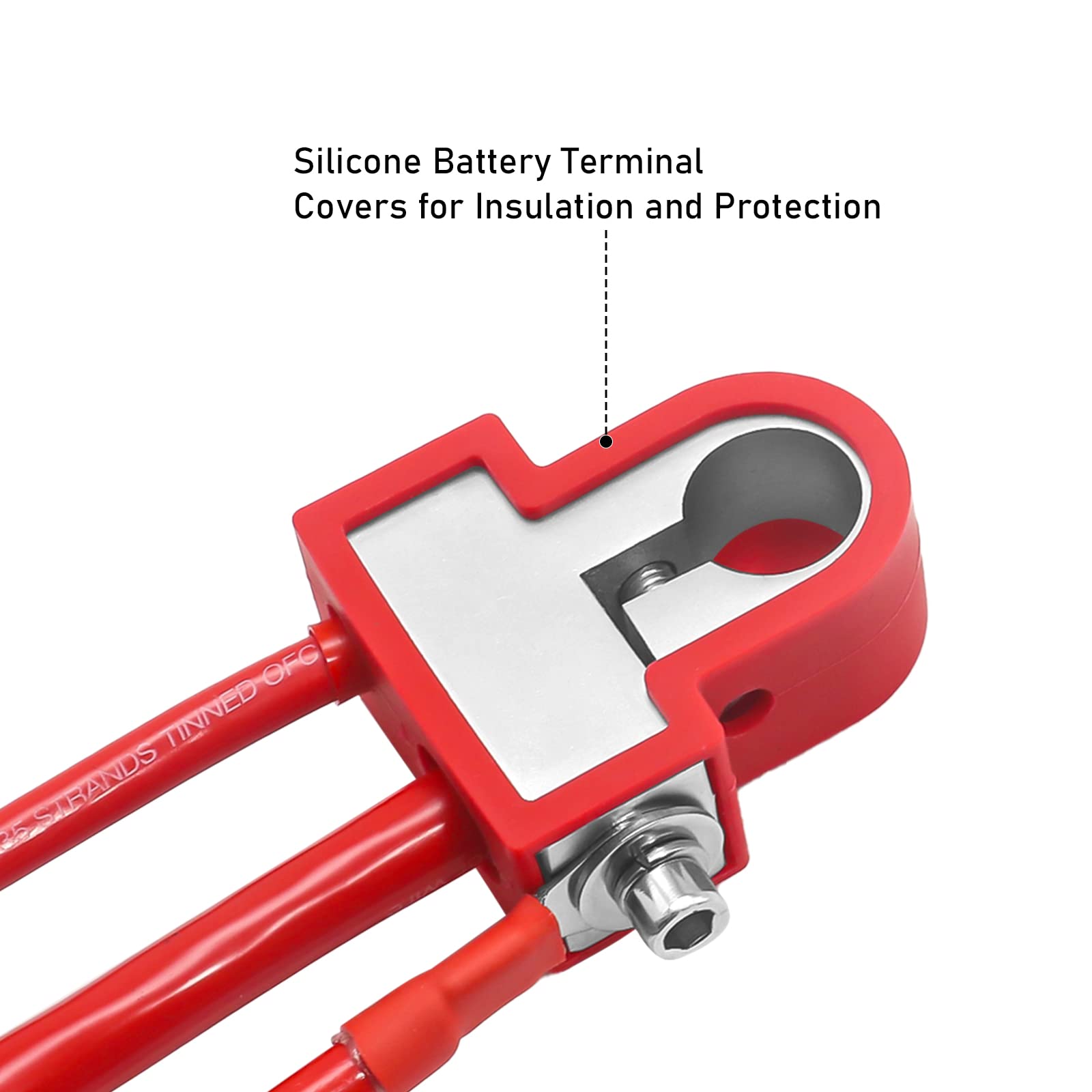 RECOIL showing 0/2/4 and 4/8 gauge outputs with labeled ports for multi-gauge wiring convenience