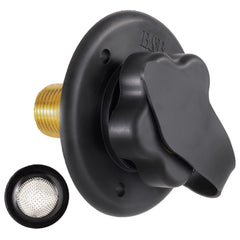 RecPro close-up of brass pipe threads for corrosion-resistant seal