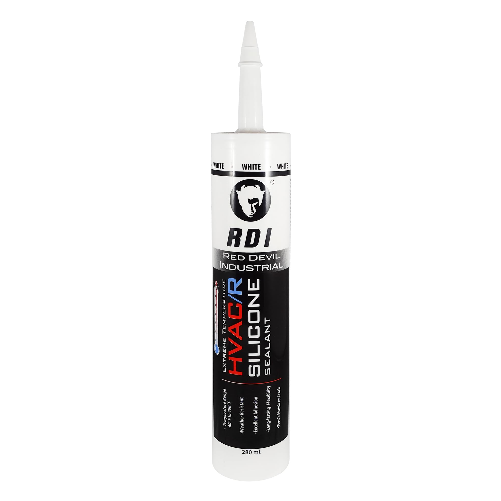 Red Devil front packaging showing label and product benefits for HVAC applications