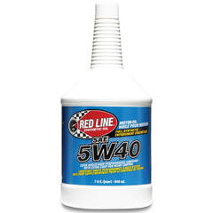 Red Line 15404 front label showing product name and quart size, clear branding benefit