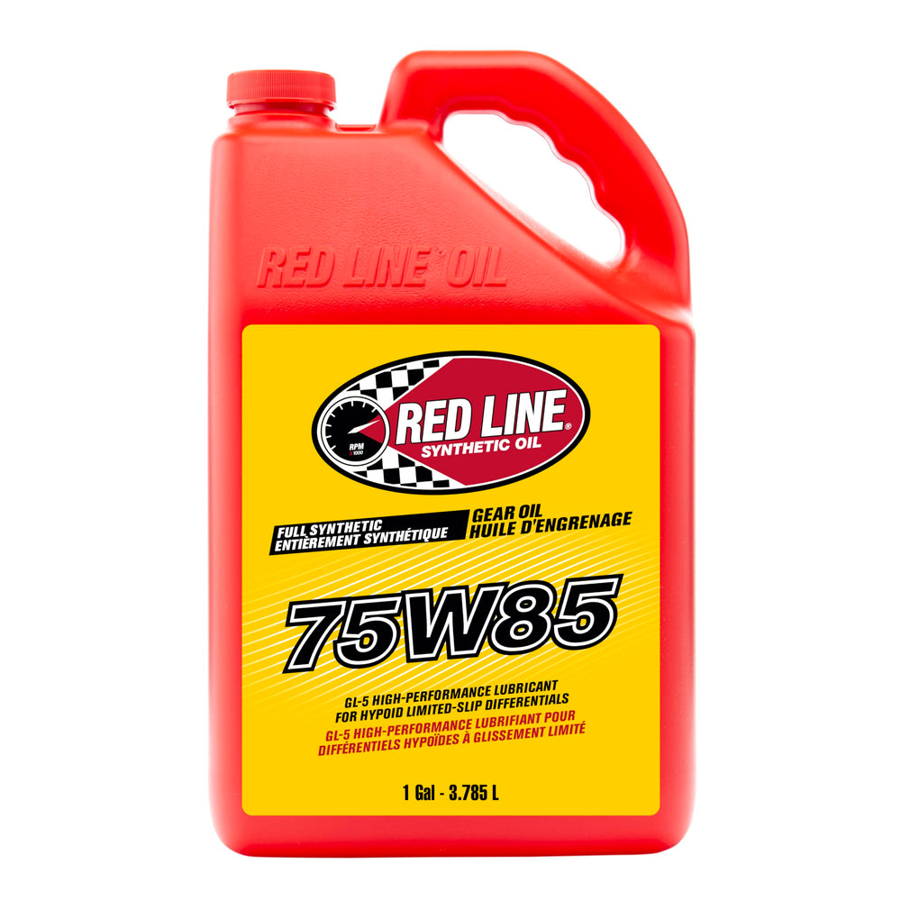 Red Line front label showing product name and benefit of LSD compatibility