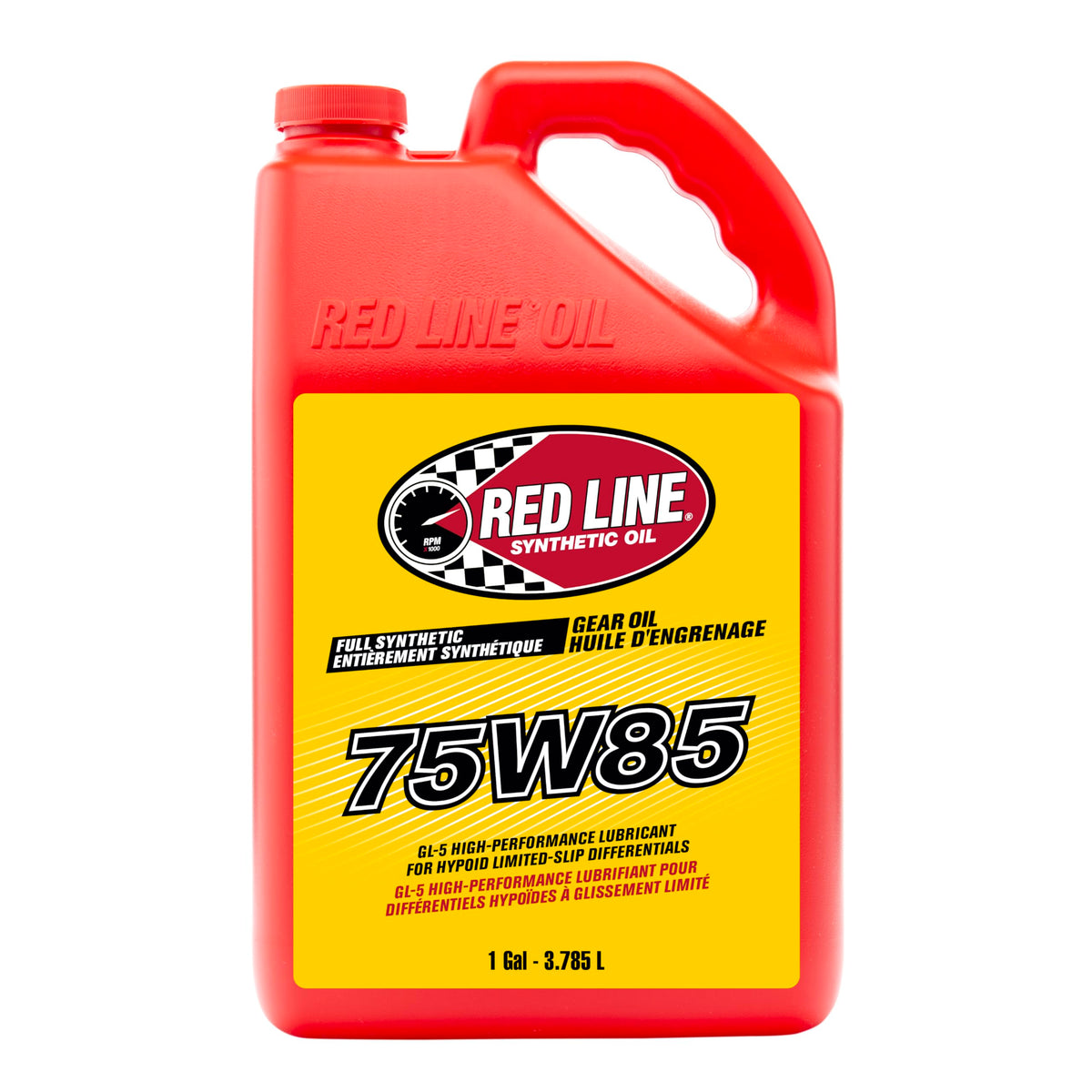 Red Line front label showing product name and benefit of LSD compatibility