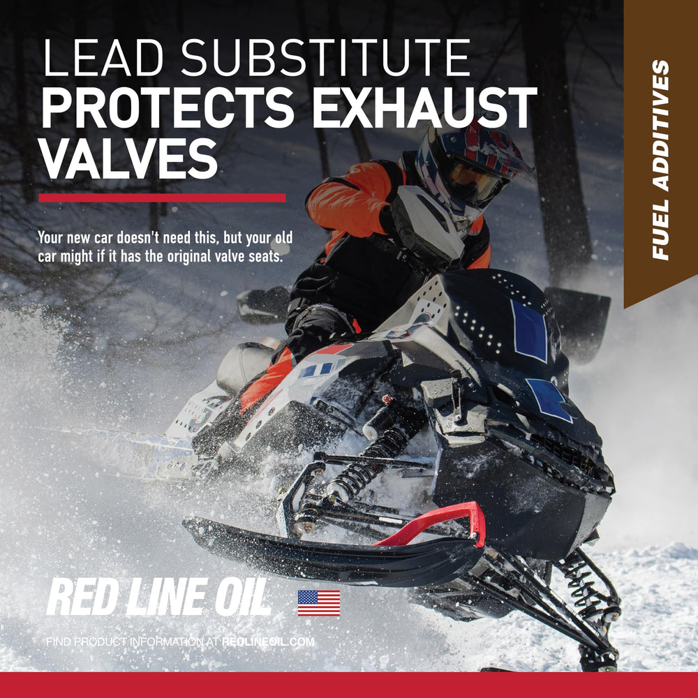 Red Line solution drop on metal showing texture and clarity for dosing