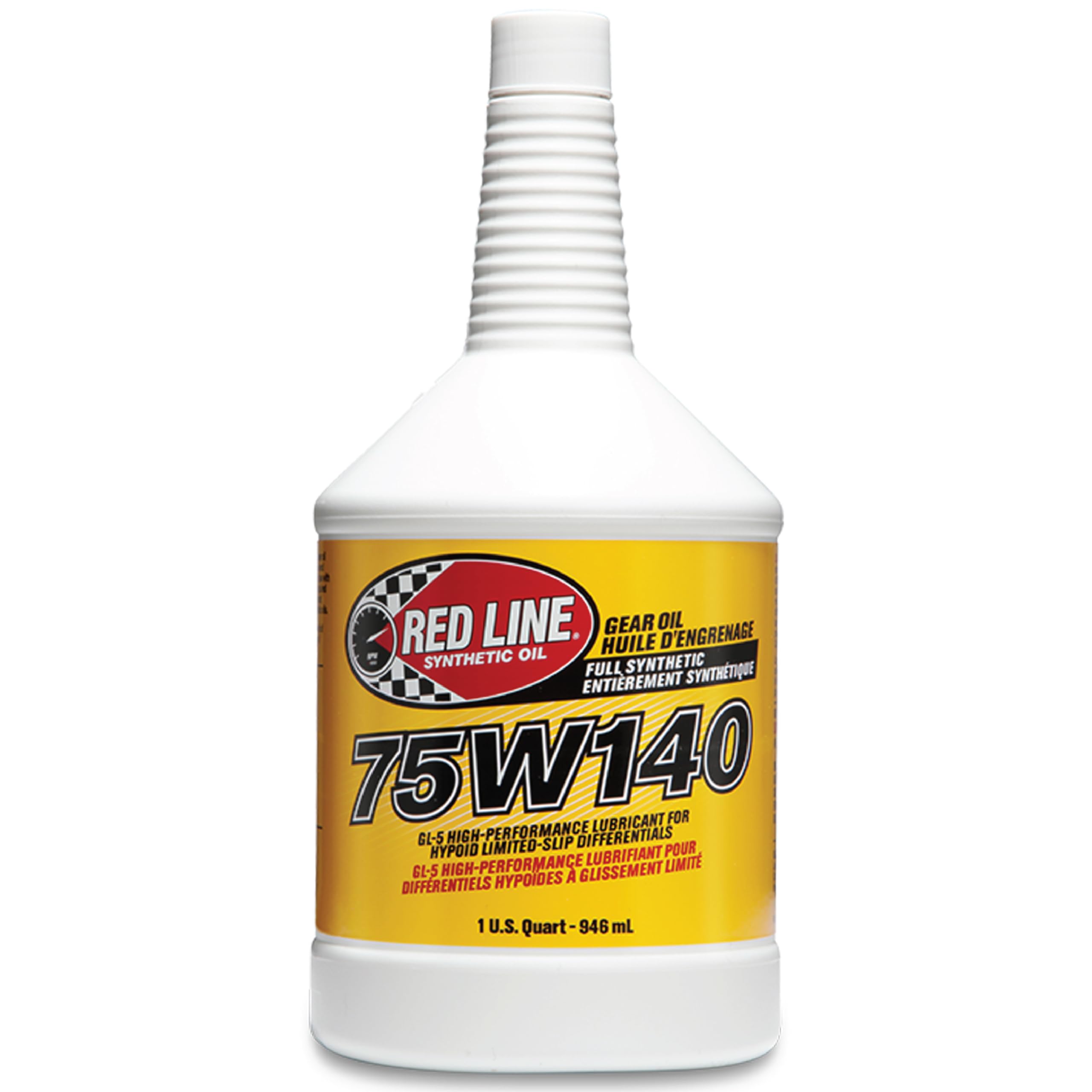 Red Line quart bottle showing front label and fast identification benefit