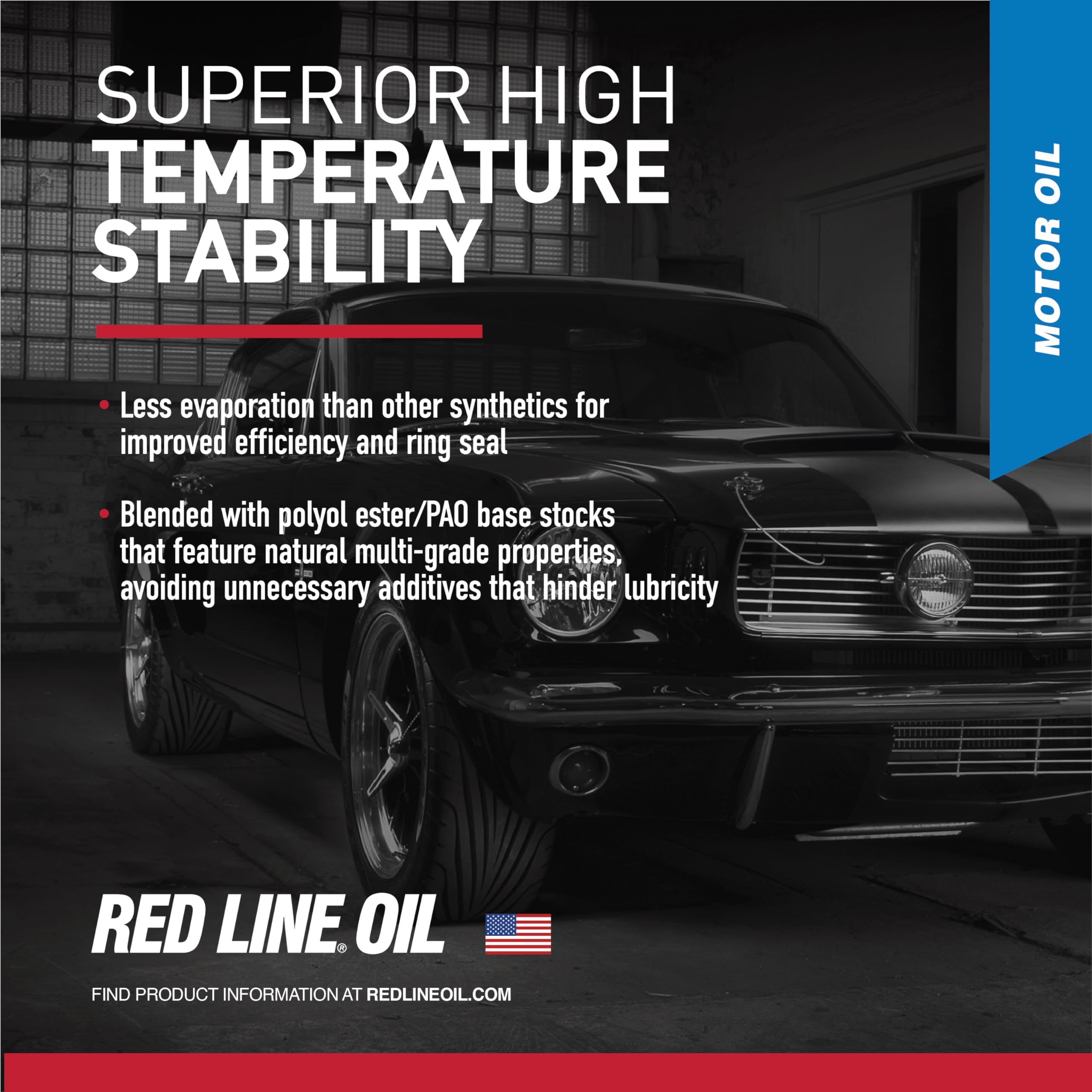 Red Line installed in engine compartment illustrating performance application benefits