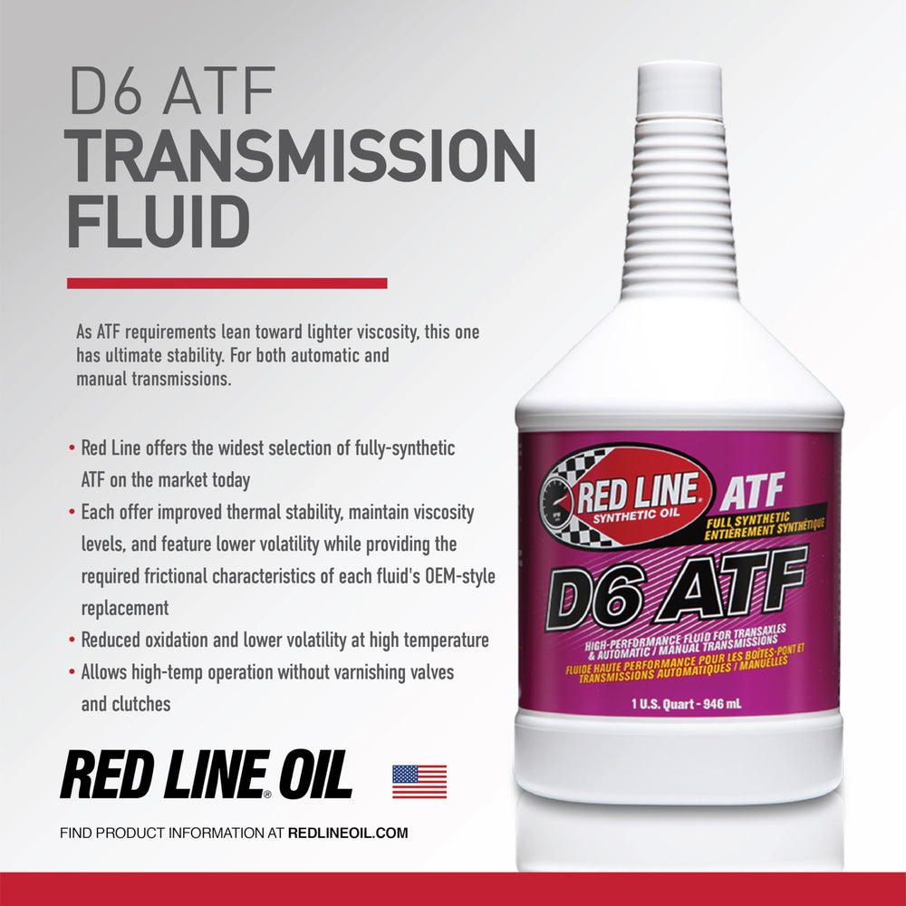 Red Line label close-up highlighting specs and easy identification benefit